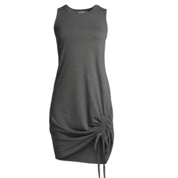 Como Blu Sleeveless Scoop Neck T-Shirt Dress (Women's), 1 Count, 1 Pack, Size: Small, Gray